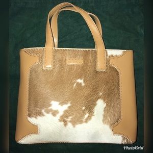 Cole Haan Vintage Calf Hair and Leather Purse